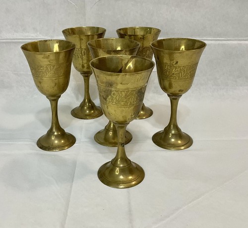 Vintage set brass - of,