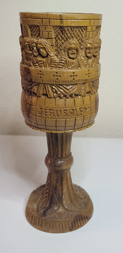 Vintage hand carved olive - vintage,